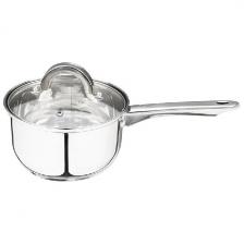 Ковш Mallony Mediano, 1,9 л из нержавеющей стали с крышкой, капсулированное дно (005441) Ковш Mallony Mediano, 1,9 л из нержавеющей стали с крышкой, капсулированное дно (005441)