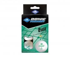 Мячики для настольного тенниса Donic Elite 1* 40+, 6 штук 608510 белый Мячики для настольного тенниса Donic Elite 1* 40+, 6 штук 608510 белый