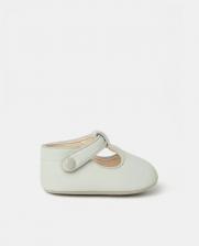 Детские пинетки из кожи Baby El Corte Ingles, светло-серый Детские пинетки из кожи Baby El Corte Ingles, светло-серый