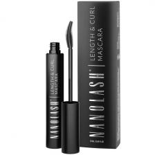 Удлиняющая и подкручивающая тушь для ресниц, 10 мл Nanolash Length & curl mascara Удлиняющая и подкручивающая тушь для ресниц, 10 мл Nanolash Length & curl mascara