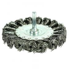 Щетки для дрелей и шуруповертов Кордщётка дисковая Berger BG1735 (витая оцинкованная сталь 0.5 мм, диаметр 100 мм, хвостовик 6 мм) Щетки для дрелей и шуруповертов Кордщётка дисковая Berger BG1735 (витая оцинкованная сталь 0.5 мм, диаметр 100 мм, хвостовик 6 мм)