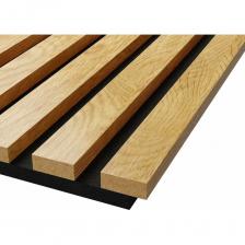 Акустические панели Cosca decor – это уникальный по функционалу декоративно-отделочный материал для внутренней отделки стен: - акустический комфорт в помещении без эха и шума снаружи; - современный скандинавский дизайн; - легкий монтаж своими руками даже поверх старых обоев. Основа панелей – акустический войлок 9мм. Изготовлен из экологичного волокна, устойчив к влаге, долговечен, воздухопроницаем, преломляет и подавляет звуковые волны. Декор панелей – рейки из мебельного МДФ, облицованные экошпоном: устойчивы к деформации, создают визуальный и тактильный эффект комфорта. Аналог деревянной рейки для стен в интерьере. Акустические панели Cosca decor – это уникальный по функционалу декоративно-отделочный материал для внутренней отделки стен: - акустический комфорт в помещении без эха и шума снаружи; - современный скандинавский дизайн; - легкий монтаж своими руками даже поверх старых обоев. Основа панелей – акустический войлок 9мм. Изготовлен из экологичного волокна, устойчив к влаге, долговечен, воздухопроницаем, преломляет и подавляет звуковые волны. Декор панелей – рейки из мебельного МДФ, облицованные экошпоном: устойчивы к деформации, создают визуальный и тактильный эффект комфорта. Аналог деревянной рейки для стен в интерьере.