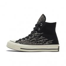 CONVERSE Кроссовки Chuck 70 Womens High Archival Glitter Flame Black Egret Womens CONVERSE Кроссовки Chuck 70 Womens High Archival Glitter Flame Black Egret Womens