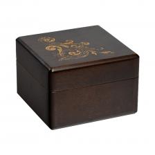 Деревянная шкатулка для ювелирных украшений 11х11 см Деревянная шкатулка для ювелирных украшений 11х11 см