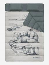 Спальный мешок Naturehike двухместный с подушкой NH21MSD06 Полярный медведь, Серый Спальный мешок Naturehike двухместный с подушкой NH21MSD06 Полярный медведь, Серый