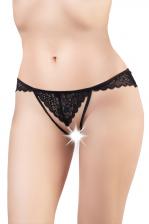 Трусы Eromantica, Freya, с бусами, черные, 42-44 Трусы Eromantica, Freya, с бусами, черные, 42-44