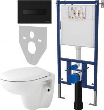 Комплект Унитаз подвесной Seramiksan Natura A051041H + Система инсталляции для унитазов DIWO 4501 + Кнопка смыва DIWO 7323 черная матовая Комплект Унитаз подвесной Seramiksan Natura A051041H + Система инсталляции для унитазов DIWO 4501 + Кнопка смыва DIWO 7323 черная матовая