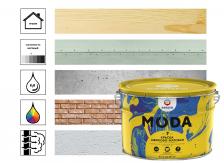 Краска Eskaro Moda 7 для стен и потолков, база А, белый, 9 л Краска Eskaro Moda 7 для стен и потолков, база А, белый, 9 л