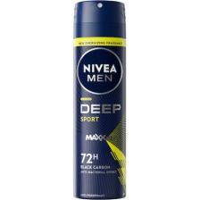 Мужской дезодорант Deep Sport Spray - 150 мл Nivea Мужской дезодорант Deep Sport Spray - 150 мл Nivea