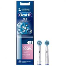 Насадки для зубной щетки Oral-B PRO Sensitive Clean, 2 шт., с Х-образными щетинками (EB60X-2) Насадки для зубной щетки Oral-B PRO Sensitive Clean, 2 шт., с Х-образными щетинками (EB60X-2)