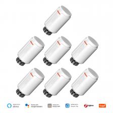 MOES Tuya Smart ZigBee термостатический радиаторный клапан TRV программируемое приложение дистанционный контроллер температуры поддержка Alexa Google Home MOES Tuya Smart ZigBee термостатический радиаторный клапан TRV программируемое приложение дистанционный контроллер температуры поддержка Alexa Google Home