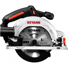 Аккумуляторная дисковая пила KEYANG CS20BLH-165 (Set) представляет собой профессиональный инструмент, который идеально подходит для работы с деревом и металлом. Оснащенная бесщеточным двигателем, она обеспечивает высокую производительность и долговечность. Диаметр диска составляет 165 мм, что позволяет выполнять точные и аккуратные резы. Пила поддерживает резку алмазными дисками, что расширяет её функциональные возможности. Наличие подсветки обеспечивает комфортную работу в условиях недостаточной освещенности. Пила комплектуется двумя аккумуляторами Li-Ion с напряжением 18 В и емкостью 5 А*ч, что обеспечивает продолжительное время работы без подзарядки. Удобство использования повышает возможность подключения к направляющей шине и наличие патрубка для пылеудаления. Комплект поставки включает кейс для удобного хранения и транспортировки инструмента. Аккумуляторная дисковая пила KEYANG CS20BLH-165 (Set) представляет собой профессиональный инструмент, который идеально подходит для работы с деревом и металлом. Оснащенная бесщеточным двигателем, она обеспечивает высокую производительность и долговечность. Диаметр диска составляет 165 мм, что позволяет выполнять точные и аккуратные резы. Пила поддерживает резку алмазными дисками, что расширяет её функциональные возможности. Наличие подсветки обеспечивает комфортную работу в условиях недостаточной освещенности. Пила комплектуется двумя аккумуляторами Li-Ion с напряжением 18 В и емкостью 5 А*ч, что обеспечивает продолжительное время работы без подзарядки. Удобство использования повышает возможность подключения к направляющей шине и наличие патрубка для пылеудаления. Комплект поставки включает кейс для удобного хранения и транспортировки инструмента.