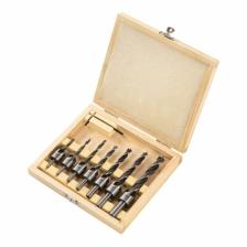 Набор сверл зенкеров по дереву Denzel 704272, 3-10 мм, 7 шт Набор сверл зенкеров по дереву Denzel 704272, 3-10 мм, 7 шт