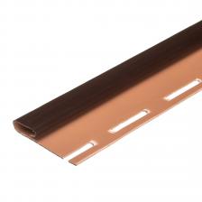 Планка финишная Альта-Профиль 3000 мм коричневая Планка финишная Альта-Профиль 3000 мм коричневая