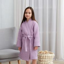 Халат вафельный детский Крошка Я «Boho» размер 30 (98-104 см) цвет сиреневый, 100% хлопок 290 г/м? Халат вафельный детский Крошка Я «Boho» размер 30 (98-104 см) цвет сиреневый, 100% хлопок 290 г/м?