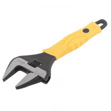 Ключ разводной Fit "Эталон" 70195, CrV, узкие губки, шкала, экстра увеличенный захват Ключ разводной Fit "Эталон" 70195, CrV, узкие губки, шкала, экстра увеличенный захват