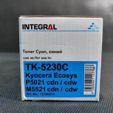INTEGRAL TK-5230C Тонер-картридж голубой, ресурс 2 200 стр., совместимый INTEGRAL TK-5230C Тонер-картридж голубой, ресурс 2 200 стр., совместимый