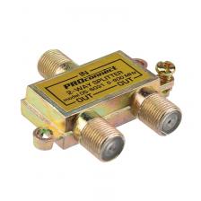 Делитель ТВх2 под F-разъем, 5-900МГц PROconnect, цена за 1 шт Делитель ТВх2 под F-разъем, 5-900МГц PROconnect, цена за 1 шт