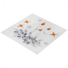 наклейка на окно Рождество 18х17,5см ПВХ серебряный наклейка на окно Рождество 18х17,5см ПВХ серебряный