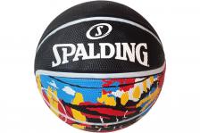 Мяч баскетбольный Spalding E43144 резина №7 (черный) Мяч баскетбольный Spalding E43144 резина №7 (черный)