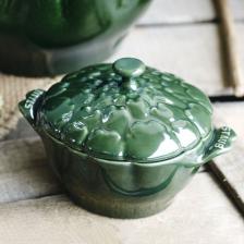 Кокот Staub Артишок 12,5см, темно-зеленый Кокот Staub Артишок 12,5см, темно-зеленый