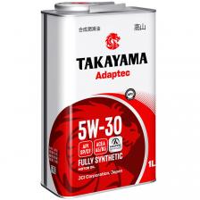 Моторное масло TAKAYAMA Adaptec A5/B5 5W-30, 1 л Моторное масло TAKAYAMA Adaptec A5/B5 5W-30, 1 л