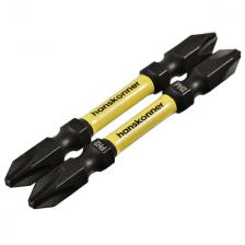 биты HANSKONNER PH2 65мм двусторонние torsion 2шт биты HANSKONNER PH2 65мм двусторонние torsion 2шт