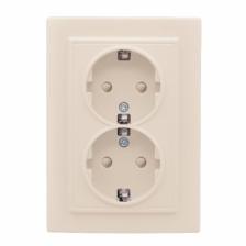 EKF Розетка 2-местная СП 16А с защитной шторкой ERR16-128-200 1 шт EKF Розетка 2-местная СП 16А с защитной шторкой ERR16-128-200 1 шт