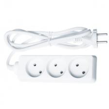 удлинитель NAVIGATOR 1,5м 3-местный б/з IP20 16А белый удлинитель NAVIGATOR 1,5м 3-местный б/з IP20 16А белый