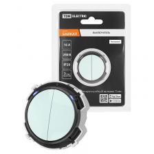 Tdm SQ1819-0124 Выключатель 2-кл. 16А 250В кнопочный механизм фисташковый, Байкал 1 шт Tdm SQ1819-0124 Выключатель 2-кл. 16А 250В кнопочный механизм фисташковый, Байкал 1 шт