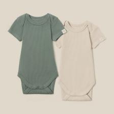 Набор боди 2 шт. SL HOME, рост 68-74 см, бежевый, оливковый Набор боди 2 шт. SL HOME, рост 68-74 см, бежевый, оливковый