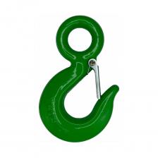 Крюк с проушиной чалочный 320A, 1.5 Т HITCH SZ071310 используется в качестве комплектующего при изготовлении строп, траверс, и прочих грузоподъемных приспособлений. Это самый популярный концевой элемент при сборке канатных и текстильных строп. К цепным стропам крюк присоединяется через соединительное звено. Крюк снабжен защёлкой безопасности и надежно фиксирует груз на ветвях стропа. Коэффициент запаса прочности – не менее 4. Сборка строп из комплектующих HITCH класса Т8 проводится без применения сварки. Изделие изготовлено в соответствии с требованиями стандарта 320А и признано годным к эксплуатации при соблюдении потребителем правил и норм безопасности. Температурный режим эксплуатации: от -40° до +200°С. Крюк рекомендуется хранить в сухом месте, чтобы не допустить коррозию металла. Крюк с проушиной чалочный 320A, 1.5 Т HITCH SZ071310 используется в качестве комплектующего при изготовлении строп, траверс, и прочих грузоподъемных приспособлений. Это самый популярный концевой элемент при сборке канатных и текстильных строп. К цепным стропам крюк присоединяется через соединительное звено. Крюк снабжен защёлкой безопасности и надежно фиксирует груз на ветвях стропа. Коэффициент запаса прочности – не менее 4. Сборка строп из комплектующих HITCH класса Т8 проводится без применения сварки. Изделие изготовлено в соответствии с требованиями стандарта 320А и признано годным к эксплуатации при соблюдении потребителем правил и норм безопасности. Температурный режим эксплуатации: от -40° до +200°С. Крюк рекомендуется хранить в сухом месте, чтобы не допустить коррозию металла.