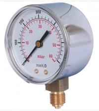 Манометр газовый Watts MG 63 (1/4",60мбар) Манометр газовый Watts MG 63 (1/4",60мбар)