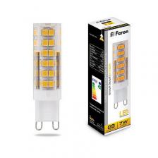 Feron Лампа светодиодная JCD9 7W 230V G9 2700К 560Lm 25766 Feron Лампа светодиодная JCD9 7W 230V G9 2700К 560Lm 25766