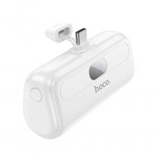 Внешний аккумулятор Hoco J116 Cool 5000mAh Type-C/Lightning (белый) Внешний аккумулятор Hoco J116 Cool 5000mAh Type-C/Lightning (белый)
