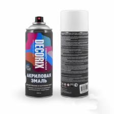 Эмаль – аэрозоль акриловая DECORIX A21, цвет белый глянцевый, 520 мл Эмаль – аэрозоль акриловая DECORIX A21, цвет белый глянцевый, 520 мл