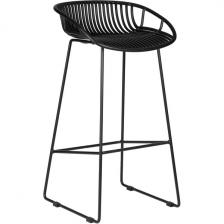 Стул с подставкой для ног с каркасом из пластика барный (черный) Dobrin 775APP-LMZL FRANK FRANK, цвет черный Стул с подставкой для ног с каркасом из пластика барный (черный) Dobrin 775APP-LMZL FRANK FRANK, цвет черный