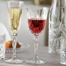 Набор бокалов для вина RCR Cristalleria Italiana Melodia 280мл, 6шт Набор бокалов для вина RCR Cristalleria Italiana Melodia 280мл, 6шт