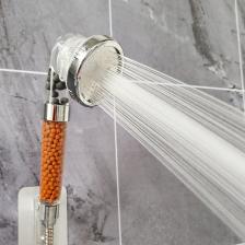 Ручная насадка для душа Zloog, 3 режима, регулируемая, экономия воды, высокое давление, спа Анионный фильтр Ручная насадка для душа Zloog, 3 режима, регулируемая, экономия воды, высокое давление, спа Анионный фильтр