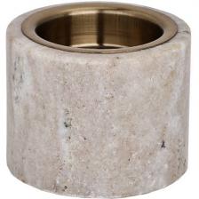 Подсвечник Eglo Rouyin 422038 B40, D60, мрамор, коричневый, золотой Подсвечник Eglo Rouyin 422038 B40, D60, мрамор, коричневый, золотой