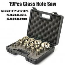 Набор алмазных сверл XMSJ GlassDrill 12/19 шт. Набор алмазных сверл XMSJ GlassDrill 12/19 шт.