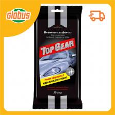Влажные салфетки для очистки стёкол Top Gear Влажные салфетки для очистки стёкол Top Gear