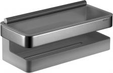 Полка Keuco Collection Moll со стеклоочистителем, антрацит Полка Keuco Collection Moll со стеклоочистителем, антрацит