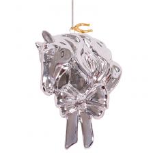 Новогоднее подвесное украшение Magic Time Символ года Голова лошади, серебро Новогоднее подвесное украшение Magic Time Символ года Голова лошади, серебро