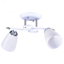 люстра потолочная РОССВЕТ Вьюн 2х20Вт Е27 металл пластик белый люстра потолочная РОССВЕТ Вьюн 2х20Вт Е27 металл пластик белый