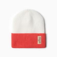 Шапка детская MINAKU, размер 54-56, белый/красный Шапка детская MINAKU, размер 54-56, белый/красный