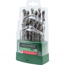 Набор сверл по металлу HSS 19 предметов от бренда Rockforce - это набор спиральных свёрл, предназначенных для сверления отверстий в металлических изделиях.Качество. Сверло изготовлено из высококачественной быстрорежущей стали (HSS), которая обеспечивает высокую стойкость, выдающуюся скорость сверления, простым и точным центрированием и длительным сроком службы.Тип сверла - прокатная у-образная спираль, которая обеспечивает эффективное удаление стружки и улучшенную стабильность при сверлении.Универсальность. Цилиндрический хвостовик сверла предназначен для использования с различными типами электроинструментов: дрель, перфоратор, шуруповерт, сверлильный станок. Сверло по металлу HSS используется в производстве металлообрабатывающей промышленности, в ремонтных работах, а также при выполнении базовых домашних работ.Удобство хранения. Поставляется в пластиковом футляре, который обеспечивает удобное хранение и транспортировку сверл, что позволяет сохранить их в хорошем состоянии на протяжении длительного времени. Набор сверл по металлу HSS 19 предметов от бренда Rockforce - это набор спиральных свёрл, предназначенных для сверления отверстий в металлических изделиях.Качество. Сверло изготовлено из высококачественной быстрорежущей стали (HSS), которая обеспечивает высокую стойкость, выдающуюся скорость сверления, простым и точным центрированием и длительным сроком службы.Тип сверла - прокатная у-образная спираль, которая обеспечивает эффективное удаление стружки и улучшенную стабильность при сверлении.Универсальность. Цилиндрический хвостовик сверла предназначен для использования с различными типами электроинструментов: дрель, перфоратор, шуруповерт, сверлильный станок. Сверло по металлу HSS используется в производстве металлообрабатывающей промышленности, в ремонтных работах, а также при выполнении базовых домашних работ.Удобство хранения. Поставляется в пластиковом футляре, который обеспечивает удобное хранение и транспортировку сверл, что позволяет сохранить их в хорошем состоянии на протяжении длительного времени.