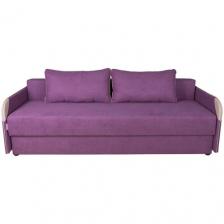 Диван еврокнижка «Компакт Плюс», фиолетовый, 203*82*50 см, с подлокотниками для гостиной Диван еврокнижка «Компакт Плюс», фиолетовый, 203*82*50 см, с подлокотниками для гостиной