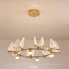 Люстра lyfs золотая хрустальная 3 цвета света Люстра lyfs золотая хрустальная 3 цвета света