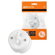 Tdm SQ1820-1005 Выключатель поворотный проходной с ручкой (бантик) 10А 1 шт Tdm SQ1820-1005 Выключатель поворотный проходной с ручкой (бантик) 10А 1 шт